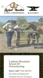 Mobile Screenshot of horseshoeingschool.com